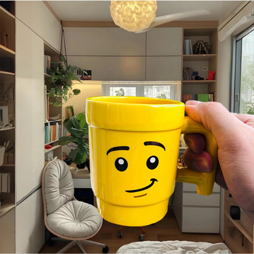 Cheeky Charm Cartoon Mug: Sip with a Smile!