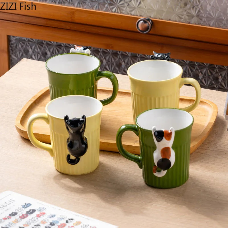 Whiskers & Whimsy: The Purr-fect Cat Mug for Coffee Lovers