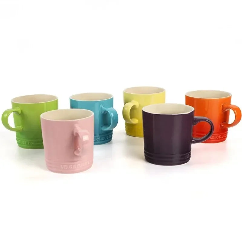 Rainbow Dream Ceramic Mug: Colorful Gradient Delight for Your Sips