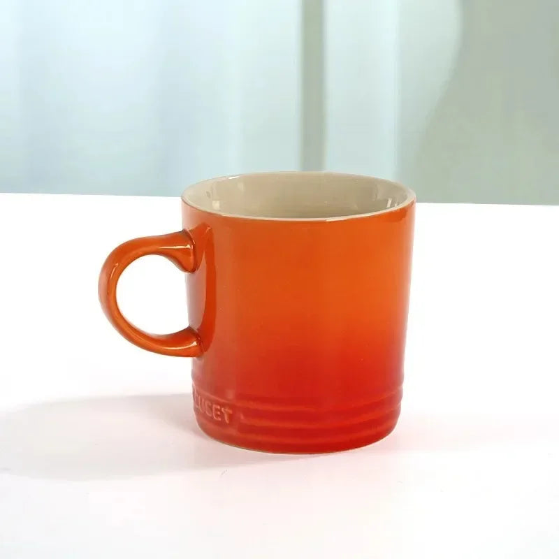 Rainbow Dream Ceramic Mug: Colorful Gradient Delight for Your Sips