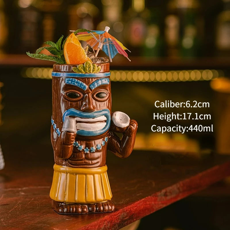 Tiki Time: Hawaiian Style Zombie Cocktail Mug