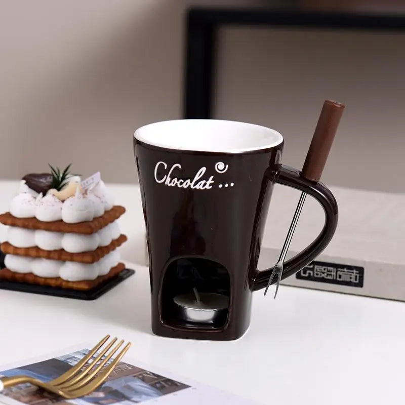Choco Bliss Fondue Mug: Indulge in Sweet Moments