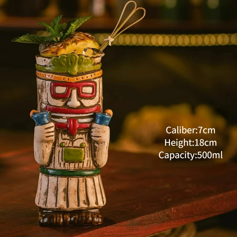 Tiki Time: Hawaiian Style Zombie Cocktail Mug