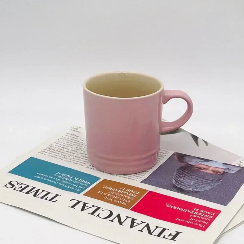 Rainbow Dream Ceramic Mug: Colorful Gradient Delight for Your Sips