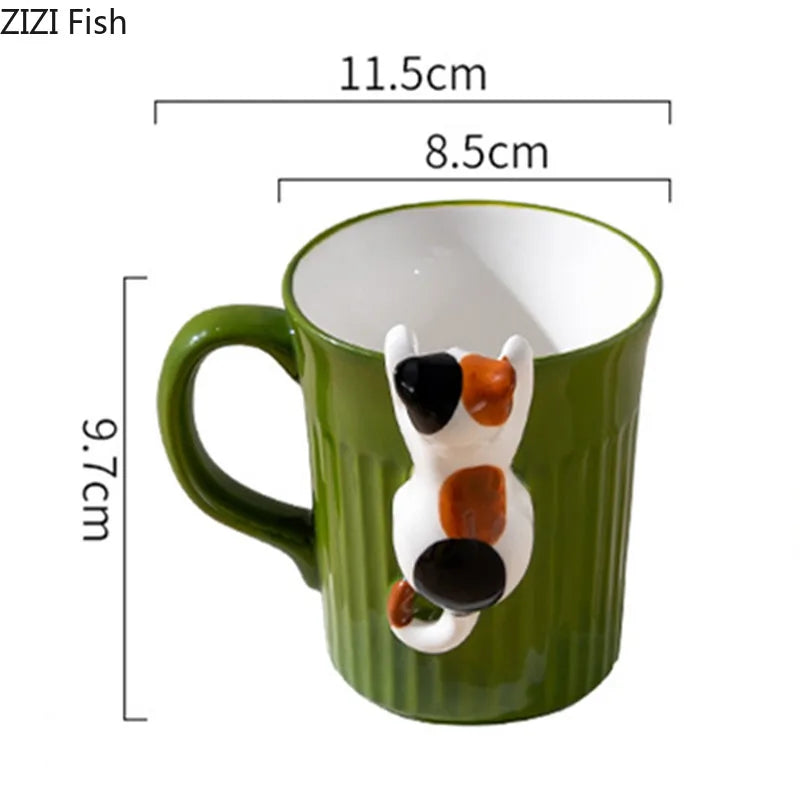Whiskers & Whimsy: The Purr-fect Cat Mug for Coffee Lovers