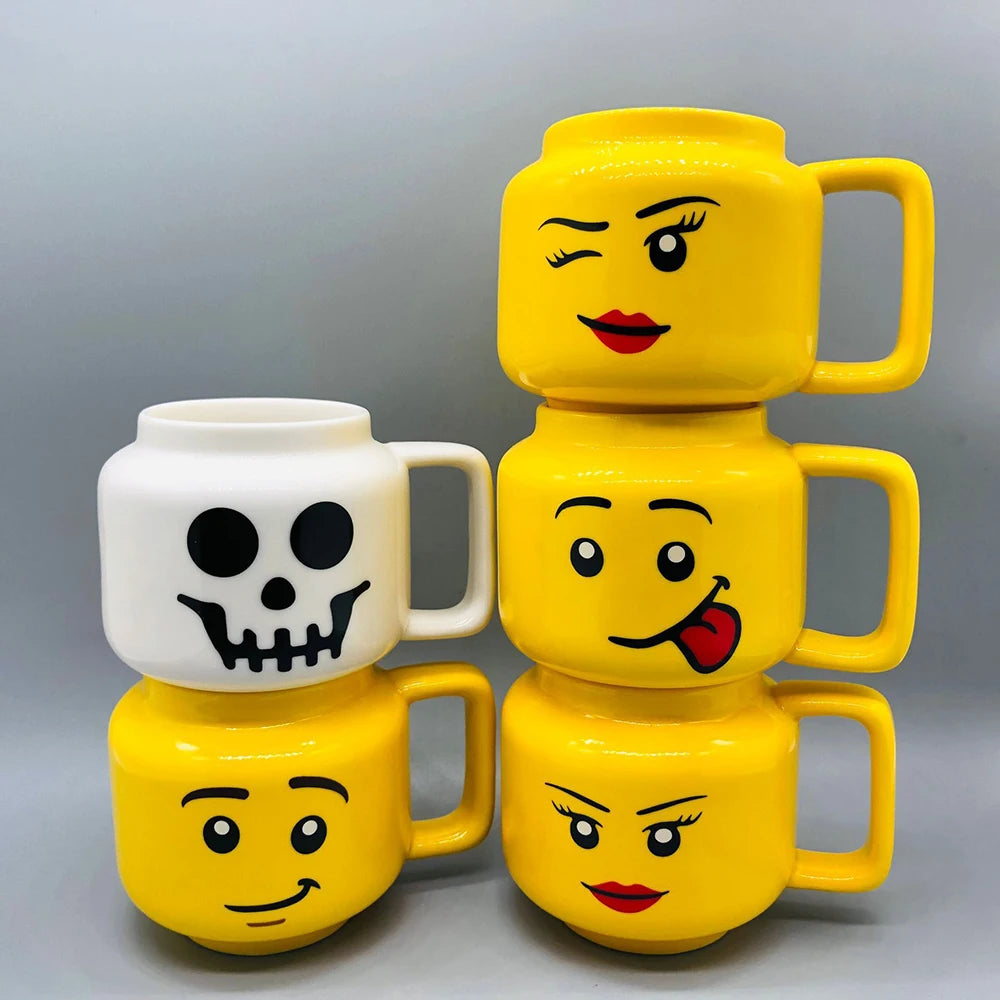 Cheeky Charm Cartoon Mug: Sip with a Smile!
