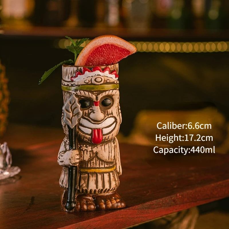 Tiki Time: Hawaiian Style Zombie Cocktail Mug
