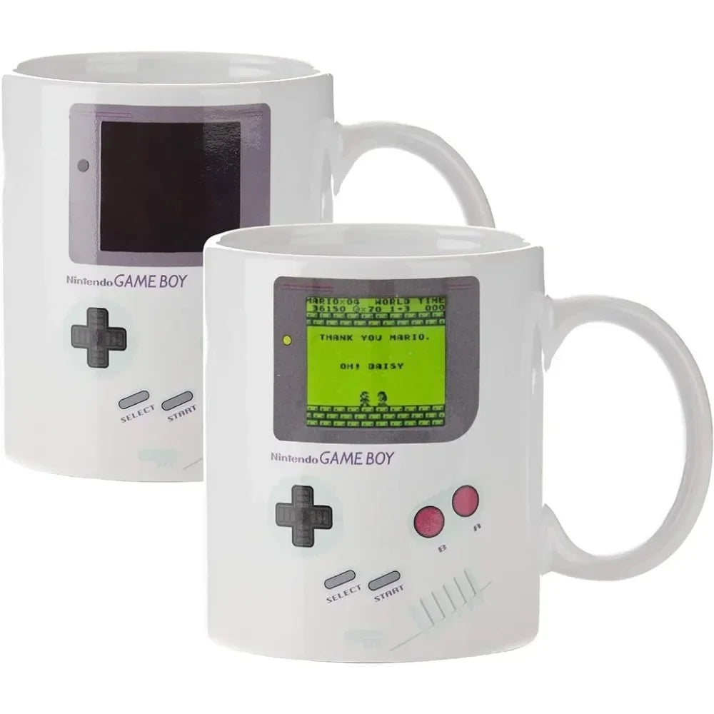 Turn Back Time: Retro Gameboy Heat Changing Mug – Perfect Gift for Gamers and 90s Nostalgia!