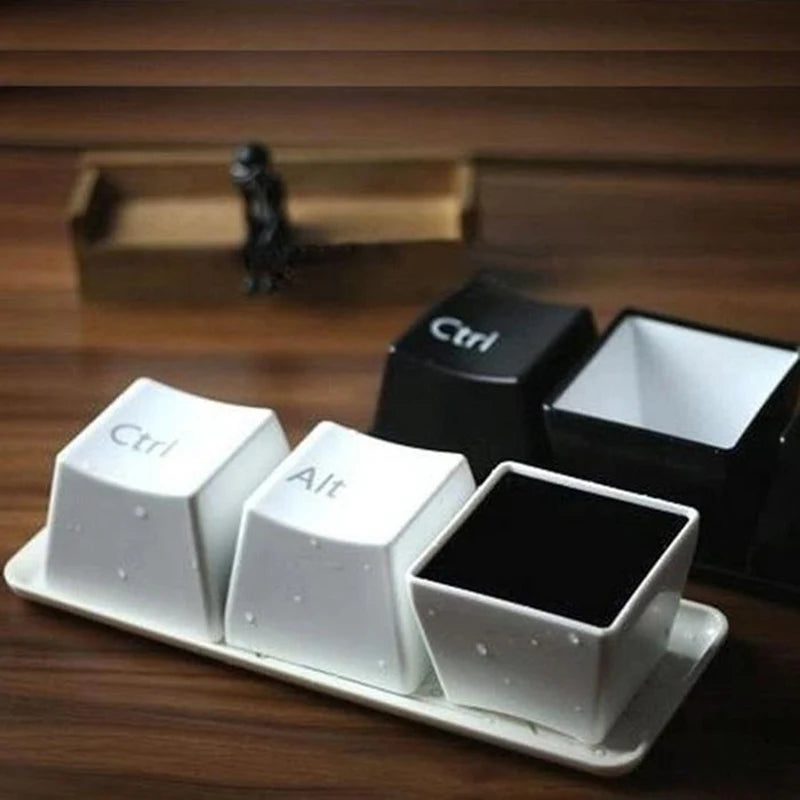 Ctrl, Alt, Del - The Ultimate Techie Mug Set for Office Vibes