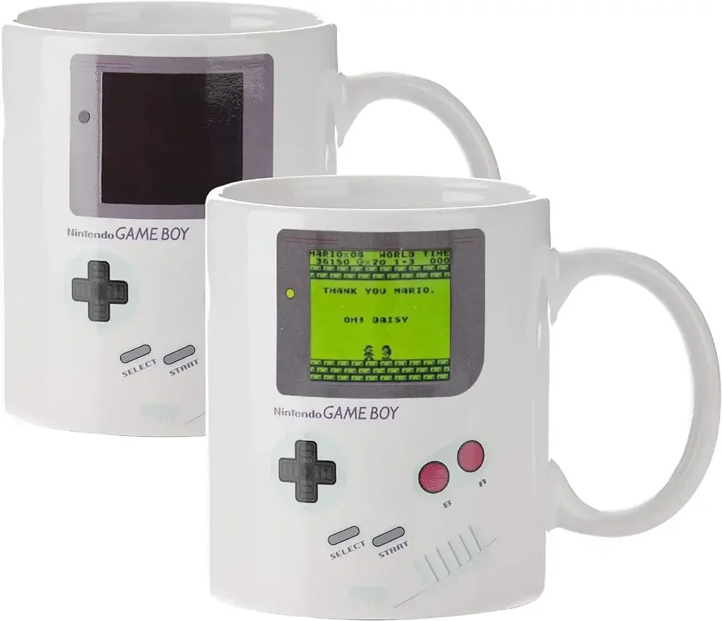 Turn Back Time: Retro Gameboy Heat Changing Mug – Perfect Gift for Gamers and 90s Nostalgia!