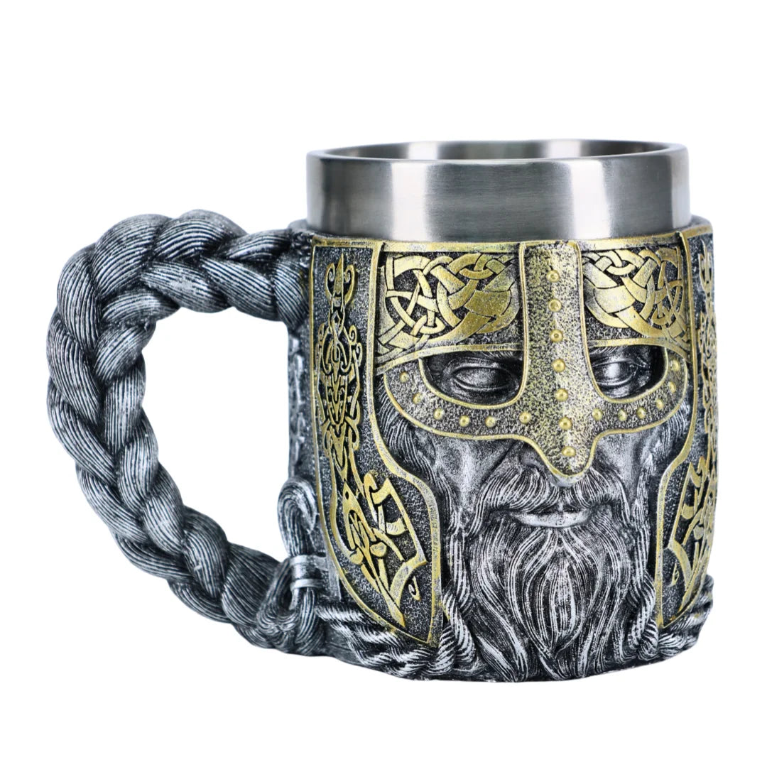 Viking Warrior Dragon Tankard: The Ultimate Stainless Steel Beer Mug
