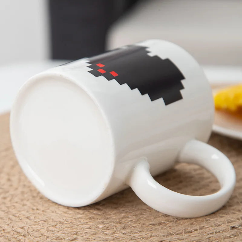 Peachy Love Heart Mug - Sip with a Smile!