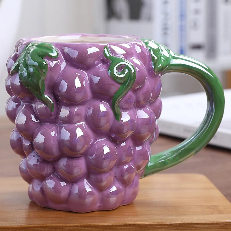 Funky Fruit Fiesta Mug - Sip Your Way to a Sunny Morning!