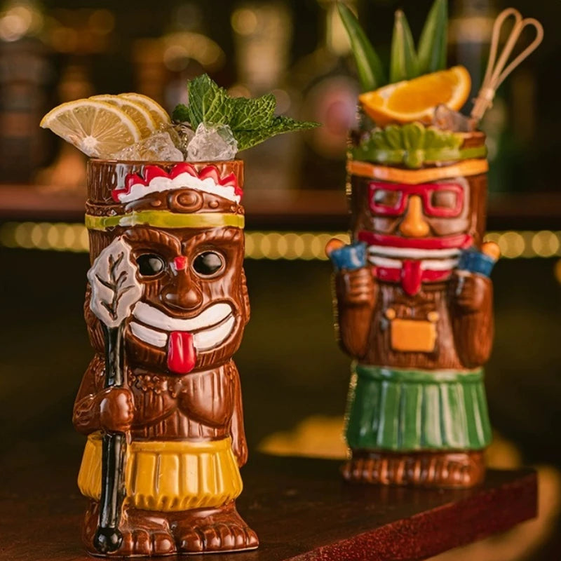 Tiki Time: Hawaiian Style Zombie Cocktail Mug
