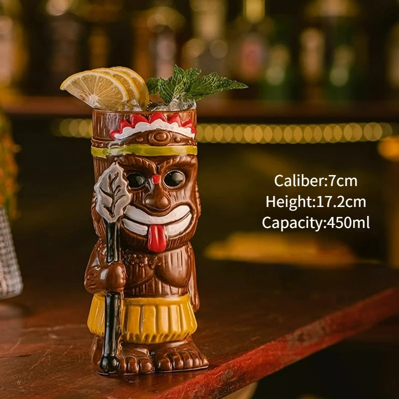Tiki Time: Hawaiian Style Zombie Cocktail Mug