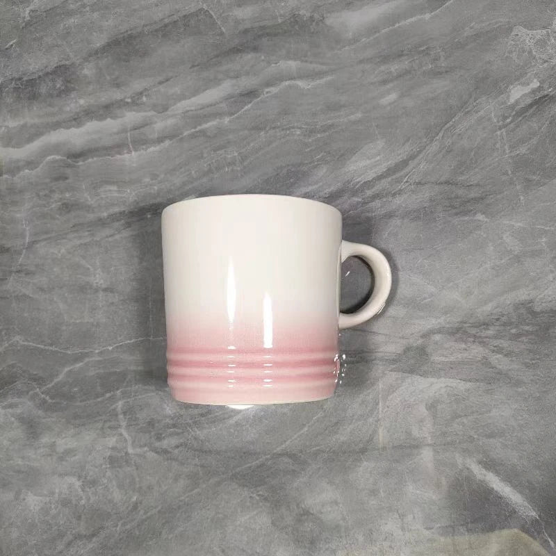Rainbow Dream Ceramic Mug: Colorful Gradient Delight for Your Sips