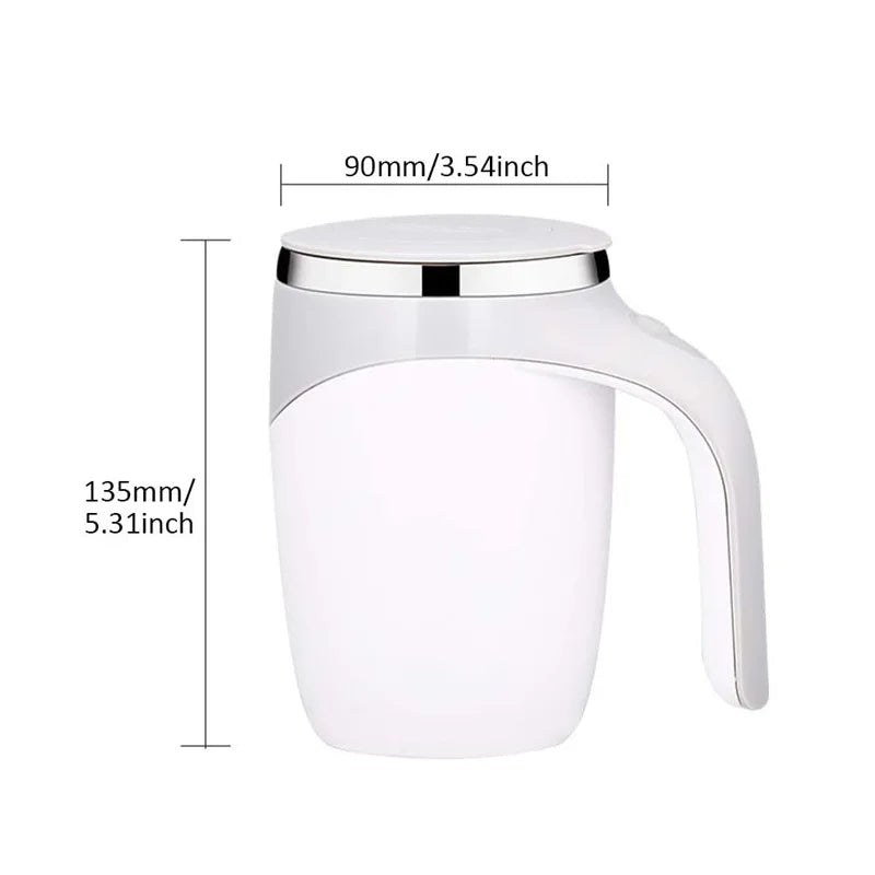 Smart Spin Mug: The Ultimate Automatic Stirring Cup for Effortless Coffee & Tea