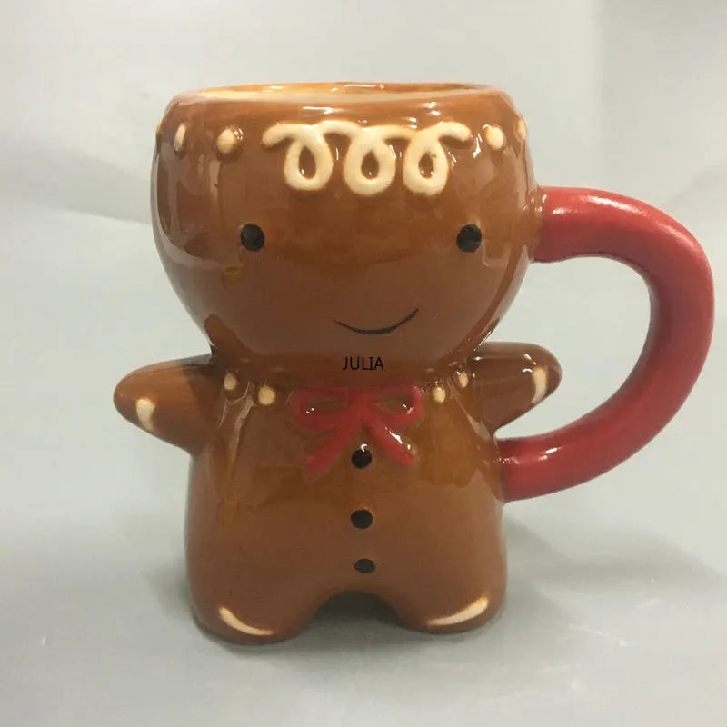 Gingerbread Whimsy: 3D Kawaii Christmas Mug