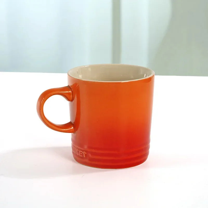 Rainbow Dream Ceramic Mug: Colorful Gradient Delight for Your Sips