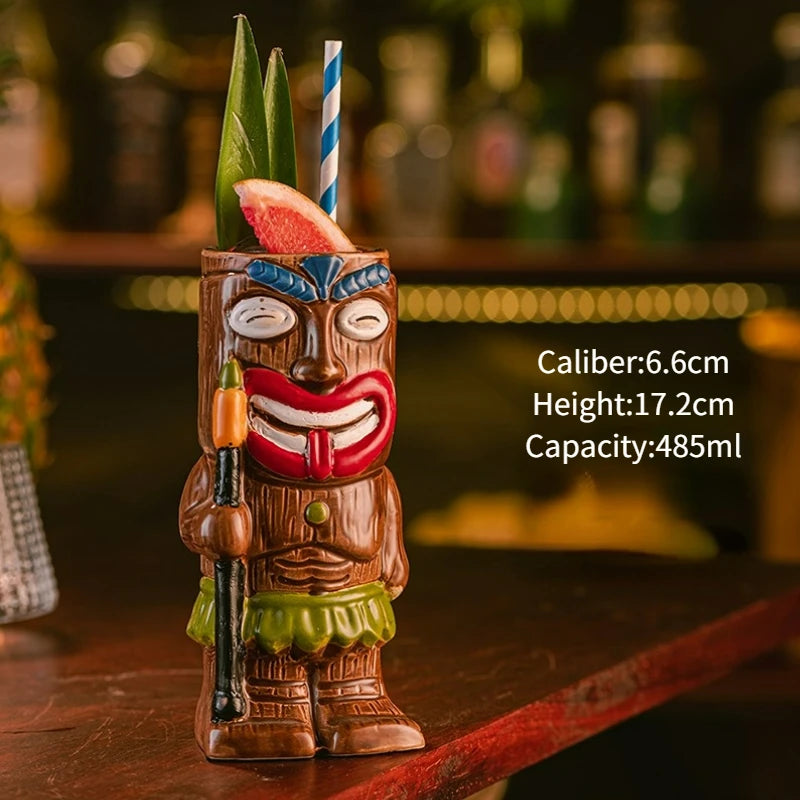 Tiki Time: Hawaiian Style Zombie Cocktail Mug