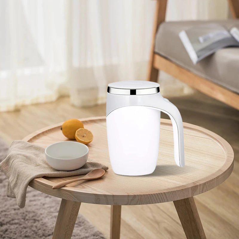 Smart Spin Mug: The Ultimate Automatic Stirring Cup for Effortless Coffee & Tea