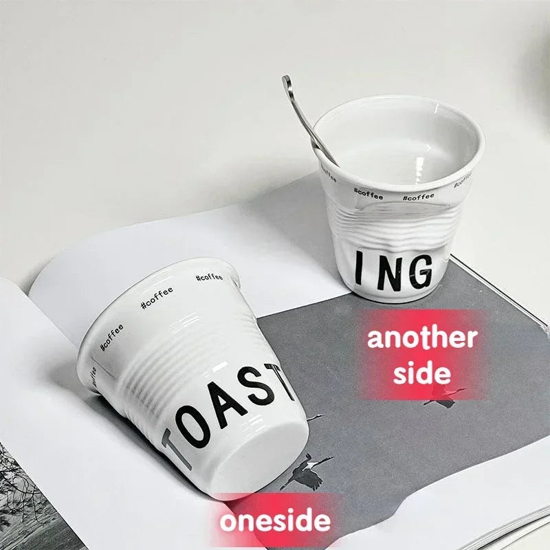 Chic Nordic Whimsy: The 200ml Sarcastic Sip Mug