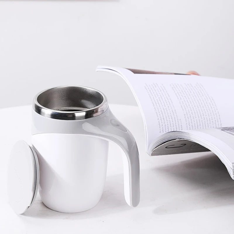 Smart Spin Mug: The Ultimate Automatic Stirring Cup for Effortless Coffee & Tea